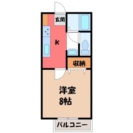 モンテローザ C棟の物件間取画像